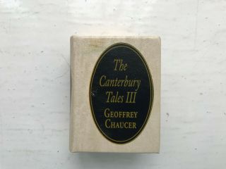 Del Prado Miniature Book Classics - The Canterbury Tales Iii - Geoffrey Chaucer