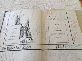 Adamson High School Dallas Texas The Oak Yearbooks 1943,  44,  45 7