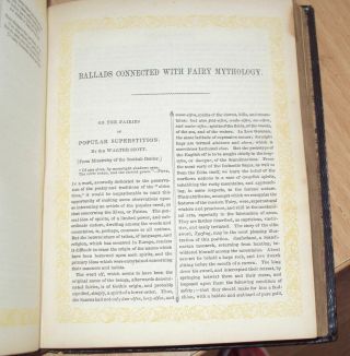 1845 - BOOK OF SCOTTISH BALLADS by A WHITELAW - LEATHER - FAIRY MYTHOLOGY etc 4