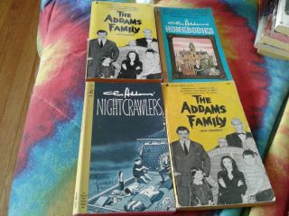 4 Addams Family/charles Addams Vintage Paperbacks 1964 - 5 - 9.  99 Opening Bid