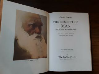 Easton Press - 100 Greatest - Descent of Man by Charles Darwin 7