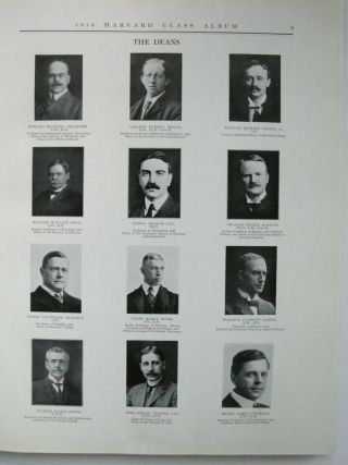 Vtg 1914 Harvard University Class Album Yearbook,  Photos,  MA Gov.  L.  Saltonstall 5