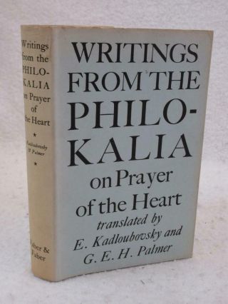Kadloubovsky & Palmer Writings From The Philokalia On Prayer Of The Heart 1971