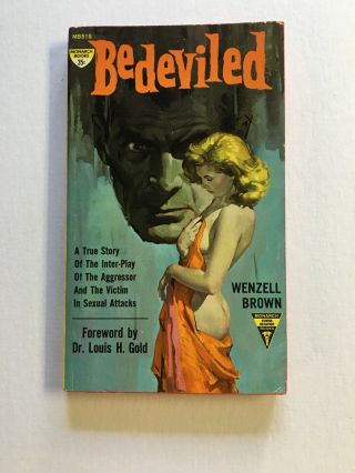 Bedeviled Wenzell Brown Vintage Sleaze Gga Paperback Monarch Bob Maguire Cover