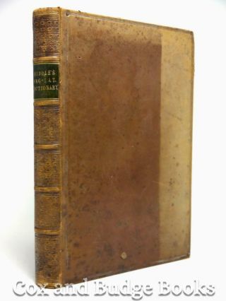 J E Riddle A Complete English Latin Dictionary Hb 1850 Leather Inc.  Place Names