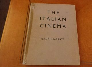 The Italian Cinema By Vernon Jarratt Hardcover 1st Edition Falcon Press 1951 Vg