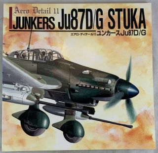 Aero Detail Aircraft Monograph Junkers Ju 87d/g Stuka Wwii German Dive Bomber