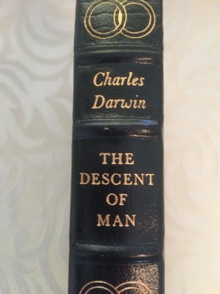 Easton Press - The Descent of Man by Darwin - 100 Greatest Books Ever Written 2