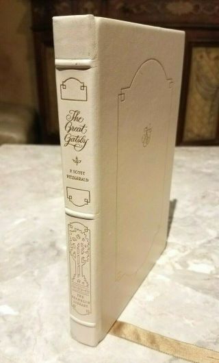 F Scott Fitzgerald The Great Gatsby Franklin Library 100 Greatest Books Leather