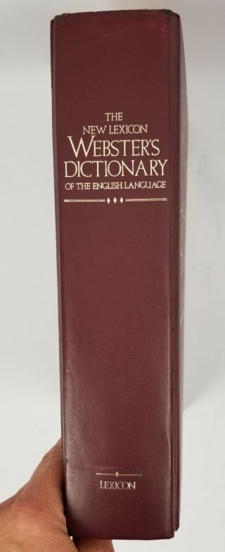 The Lexicon Webster ' s Dictionary of The English Language 1989 Deluxe Edition 4