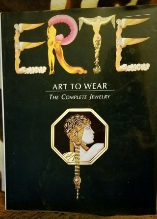 Erte Art To Wear The Complete Jewelry Book Hardcover