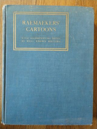 Raemaekers Cartoons Book Vintage 1916 1917 Military War Doubleday Page