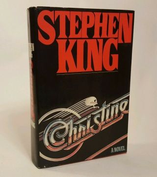 Stephen King Christine Hardcover Book 1st Edition Dust Jacket