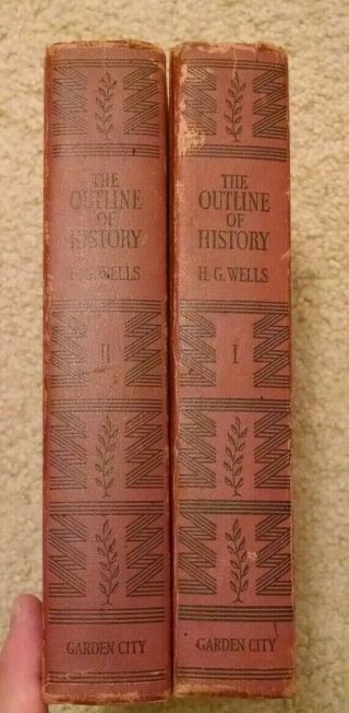 The Outline Of History,  H.  G.  Wells,  Volumes 1 And 2
