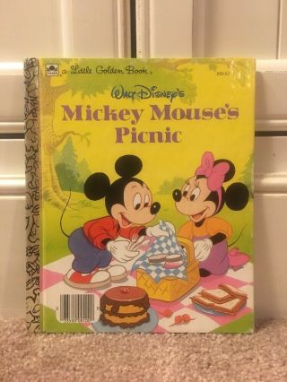 Little Golden Book - 1950 Walt Disney’s Mickey Mouse’s Picnic