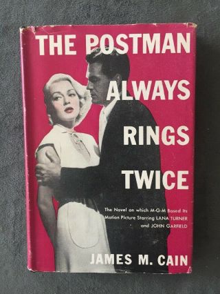 The Postman Always Rings Twice,  James M.  Cain,  1934,  Dust Jacket,
