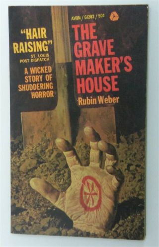 The Grave Makers House Near Paperback Book 1966 Unread Rudin Weber