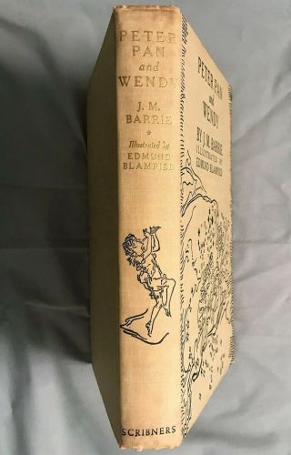J.  M.  BARRIE Peter Pan and Wendy Illustrated by Edmund Blampied Hardcover 1953 4
