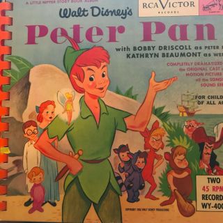 Walt Disney’s Peter Pan 1952 Little Nipper Story Book Album -