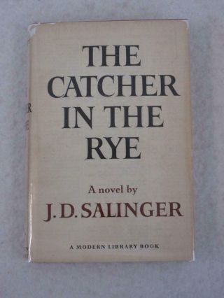 J.  D.  Salinger The Catcher In The Rye Modern Library