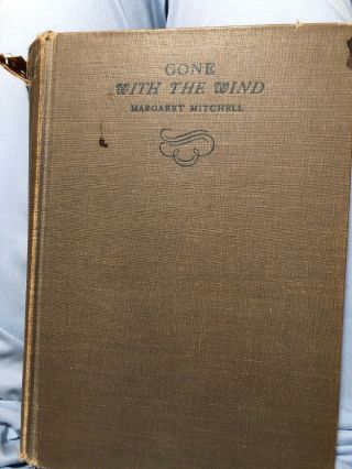 Gone With The Wind Oct 1936 1st Edition 5th Ptg Margaret Mitchell Macmillan