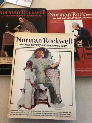 Norman Rockwell And The Saturday Evening Post 1916 - 1928 All Three