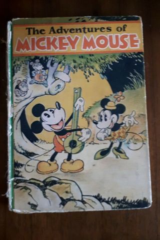 1931 The Adventures Of Mickey Mouse First Edition Staff Of Walt Disney Harrap