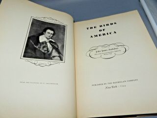 John J.  Audobon 1944 Birds of America hardcover with DJ 4