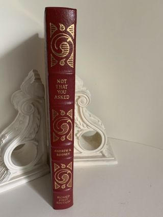 Not That You Asked Andrew Rooney Easton Press Luxury Collector Ed Signed 1st Ed