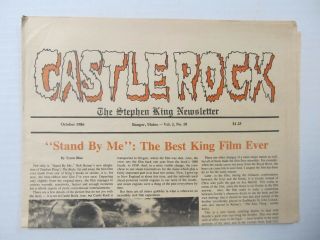 Stephen King - The Castle Rock Newsletter October 1986 Vol.  2 Number 10 - Stand