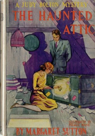 Judy Bolton 2 The Haunted Attic By Margaret Sutton Hardcover / Dj