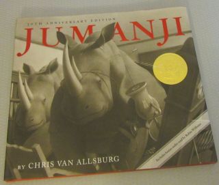 Jumanji Chris Van Allsburg Author Signed 30th Anniversary Edition 2011 Hcdj