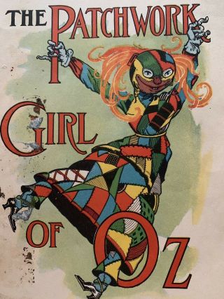 The Patch Girl Of Oz By L.  Frank Baum,  J.  R.  Neill 1913 Book Reilly&britton