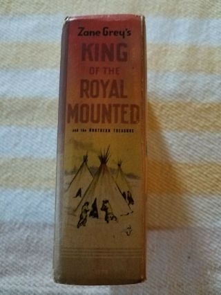 1937 Big Little Book ZANE GREY ' S King of the Royal Mounted and the Northern. 3