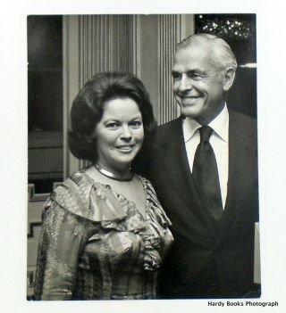 Ron Galella / Photograph Candid Shirley Temple Black & Charles 1st 1977