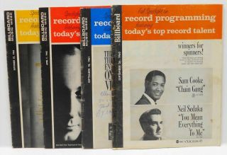 4 Issues The Billboard Music Week Magazines 1960 - 1962 Record Programming