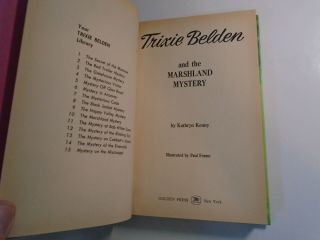 Trixie Belden and the Marshland Mystery,  Kenny,  Golden Press Deluxe Edition 1967 6