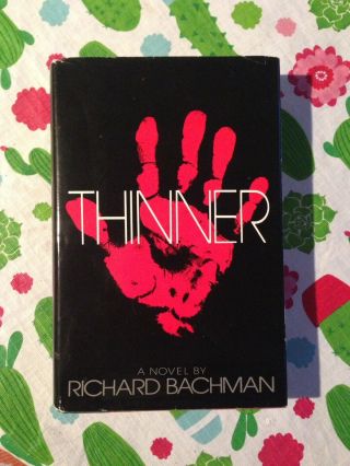 Thinner Stephen King As Richard Bachman 1984 Nal 1st Edition 1st Printing Hc Dj