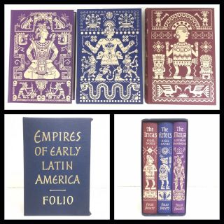 Empires Of Early Latin America 3 Vol.  - The Maya The Incas The Aztecs Folio 2007