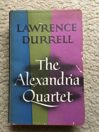1962 1st Edition The Alexandria Quartet Book Lawrence Durrell Hardcover Hc/dj
