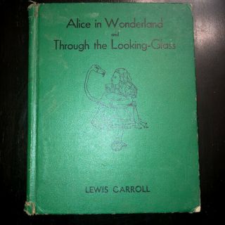 Vintage 1937 Alice In Wonderland And Through The Looking Glass By Lewis Carroll