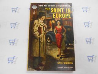 The Saint In Europe By Leslie Charteris (avon 611,  Pb) Vintage Mystery