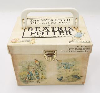 The World Of Peter Rabbit By Beatrix Potter 12 X Book Box Set Warne 1988 - T08