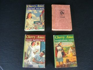 Cherry Ames Vintage Books,  Volumes 9,  11,  12,  And Cherry Ames At Spencer