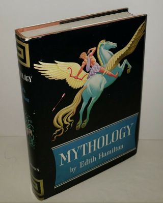 Mythology Edith Hamilton 1942 Hardcover Book Dust Jacket Dj Hc