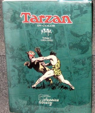 Tarzan In Color By H Foster Vol 1 (1931 - 1932) Flying Buttress Classics 1st In Dj