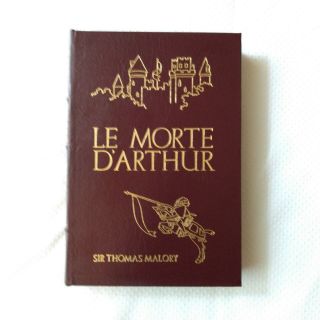 Easton Press Le Morte D’arthur Vol 1 Sir Thomas Malory Leather Bound Gilded Euc