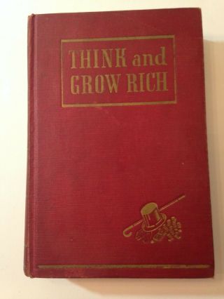 Think And Grow Rich By Napoleon Hill - 1952 Edition - Hc,  No Dj