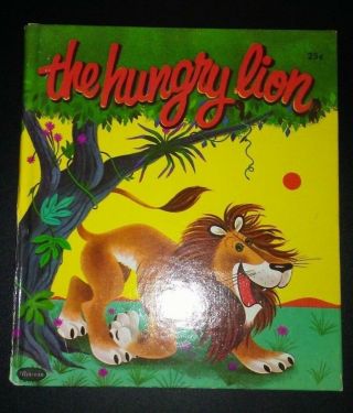 Vintage 1960 The Hungry Lion Whitman Tell A Tale Children Book