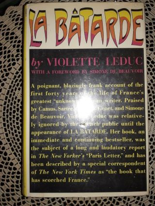 1st/1st La Batarde By Violette Leduc - Hcdj - Lesbian,  Bi - Sexual,  1965